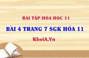 Bài 4 trang 7 SGK Hóa 11: Nội dung về Sự điện li